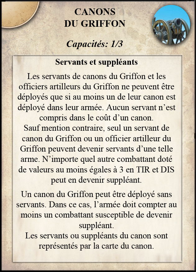 Canons du Griffon 1